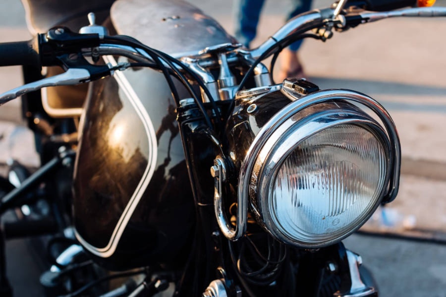 バイクのフロント